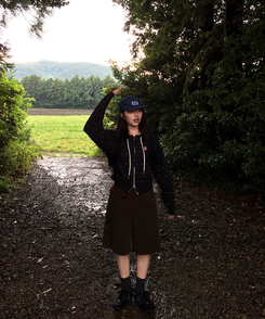 [6차완판❤️MADE] 도트 투웨이 패치 후드집업 블랙