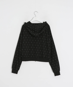 [6차완판❤️MADE] 도트 투웨이 패치 후드집업