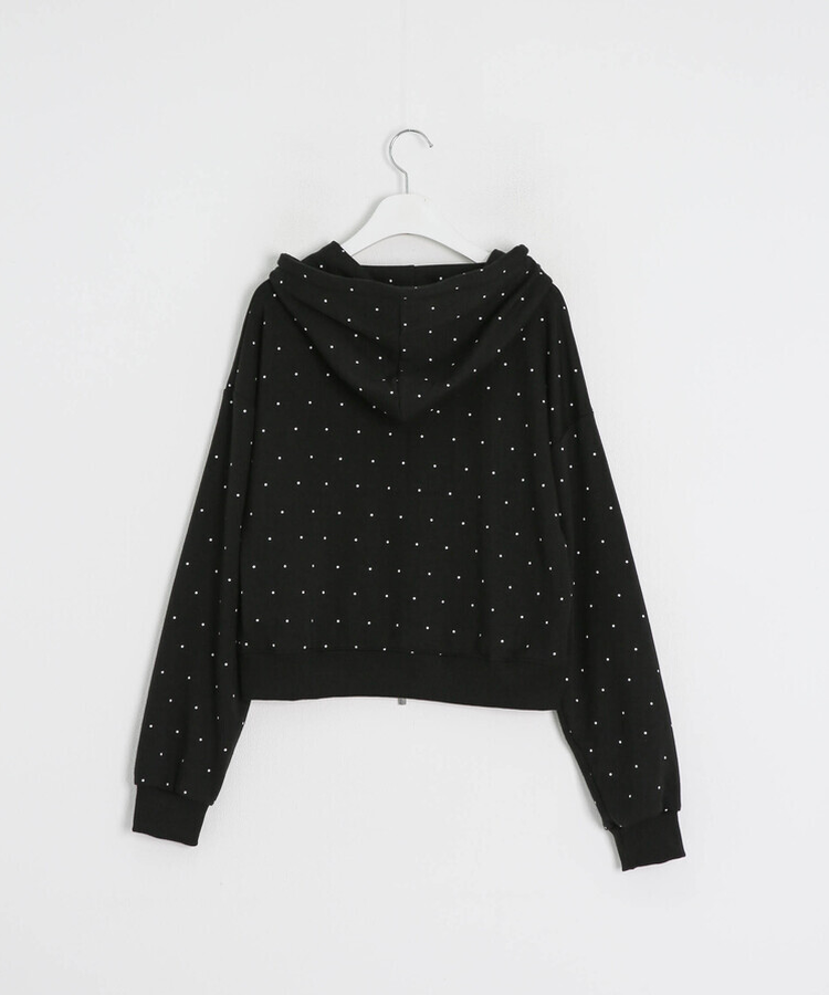 [6차완판❤️MADE] 도트 투웨이 패치 후드집업