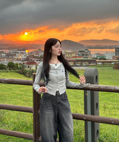 【7次再オーダー❤️MADE】ドットレイヤード風ワッペンカーディガン GRAY