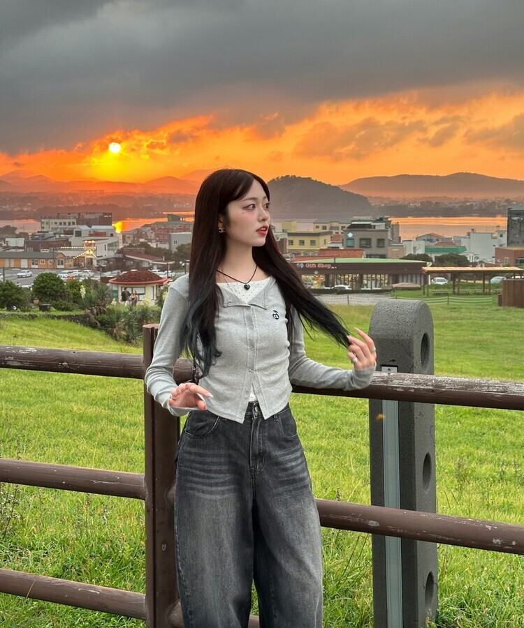 【7次再オーダー❤️MADE】ドットレイヤード風ワッペンカーディガン GRAY