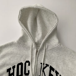 刺繍フードルーズジップアップ(6color)