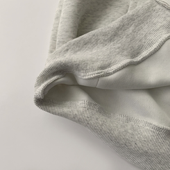 刺繍フードルーズジップアップ(6color)