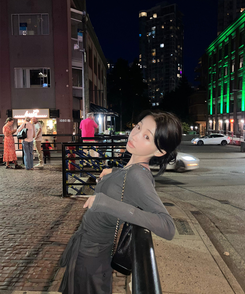 【SET】ラップレイヤード長袖Ｔシャツ CHARCOAL