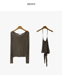 【SET】ラップレイヤード長袖Ｔシャツ