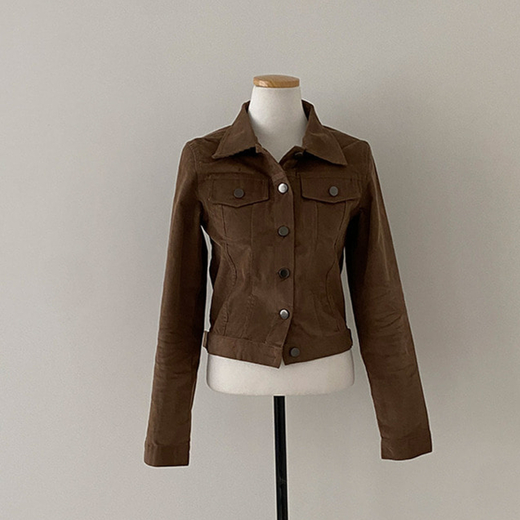 포켓 코듀로이 골덴 셔츠 자켓