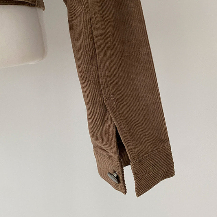 포켓 코듀로이 골덴 셔츠 자켓