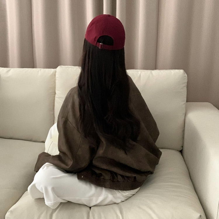 나염워싱 컬러깡패무광 고퀄 나염 블루종 오버핏 레더 자켓 점퍼 브라운