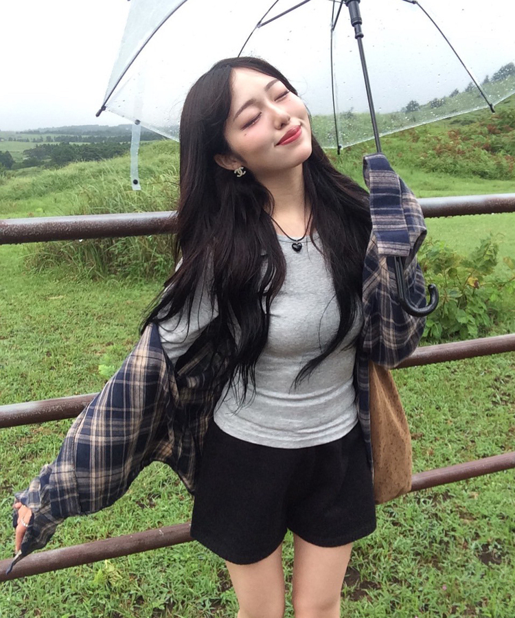 니트 숏 팬던트 팬츠 블랙