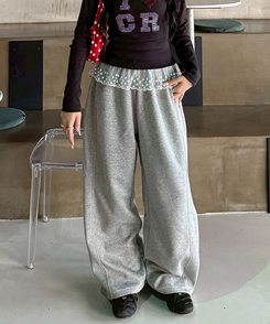 【丈別】ワイドトレーニングパンツ GRAY