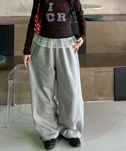 【丈別】ワイドトレーニングパンツ GRAY