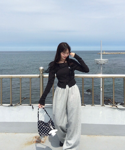 【丈別】ワイドトレーニングパンツ GRAY