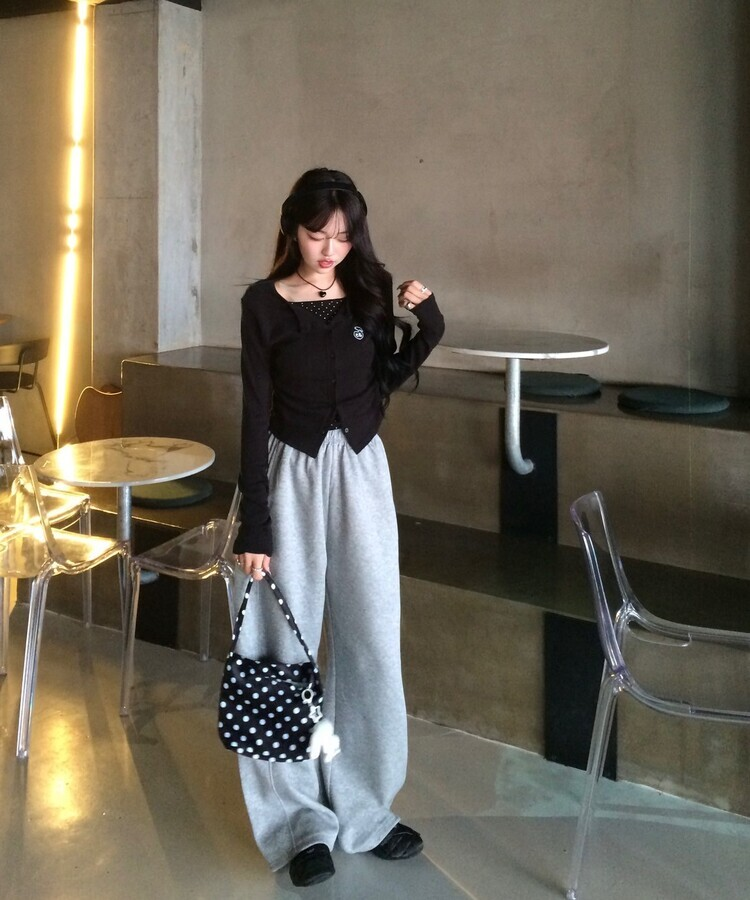 【丈別】ワイドトレーニングパンツ GRAY