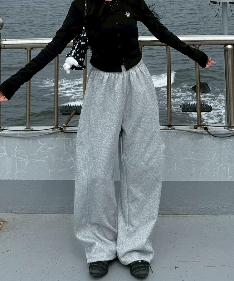 【丈別】ワイドトレーニングパンツ GRAY