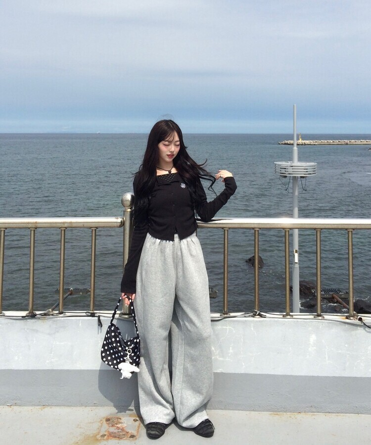 【丈別】ワイドトレーニングパンツ GRAY