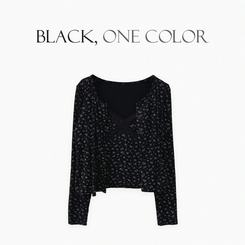 【SET】フラワーキャミソール カーディガン