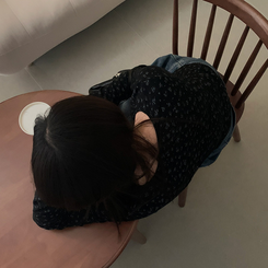 【SET】フラワーキャミソール カーディガン