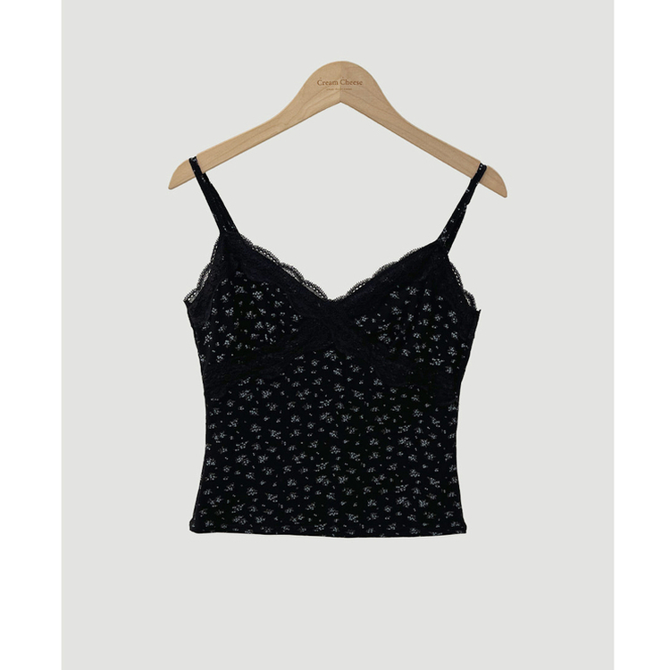 【SET】フラワーキャミソール カーディガン