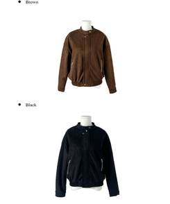 スエードブルゾンジャケット｜ジャンパー｜韓国ファッション通販 SONA