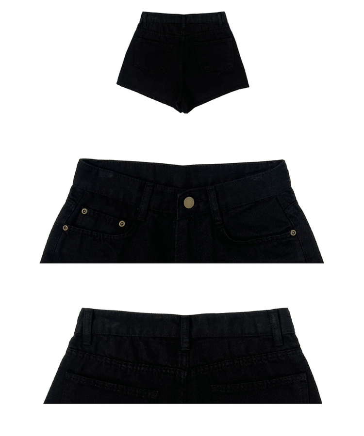 3分丈コットンショートパンツ