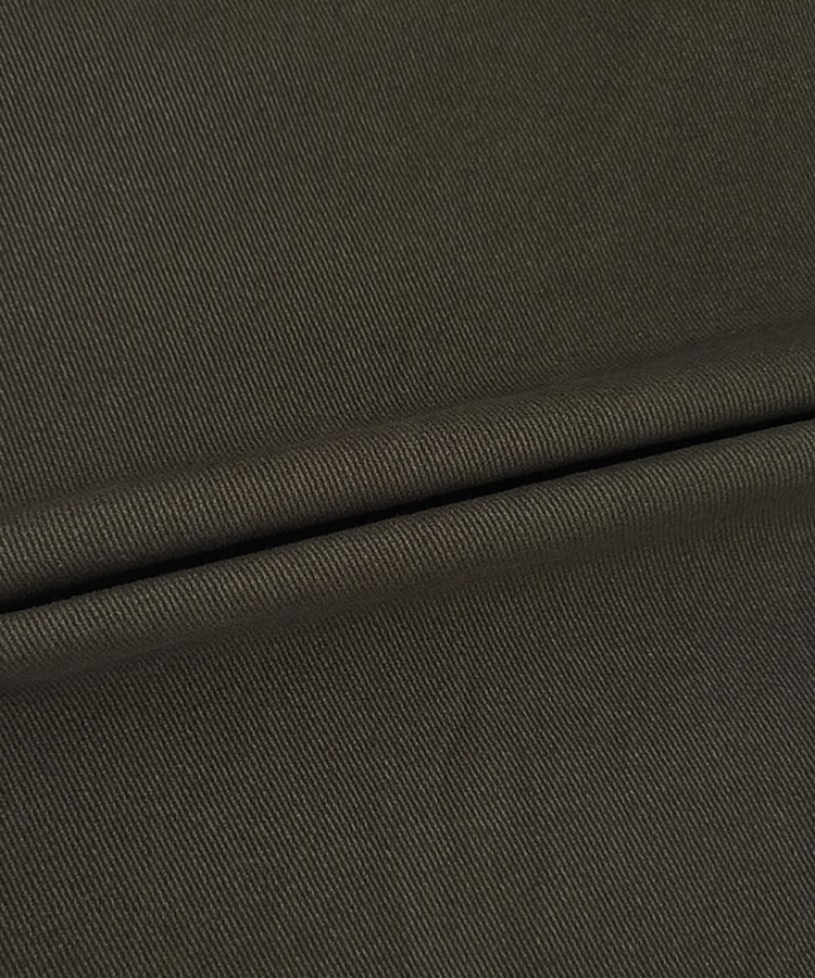 【丈別】サイドスリットストリングコットンワイドパンツ