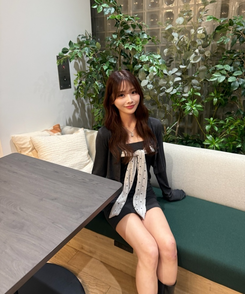 【SET】リボンポイントミニワンピース CHARCOAL