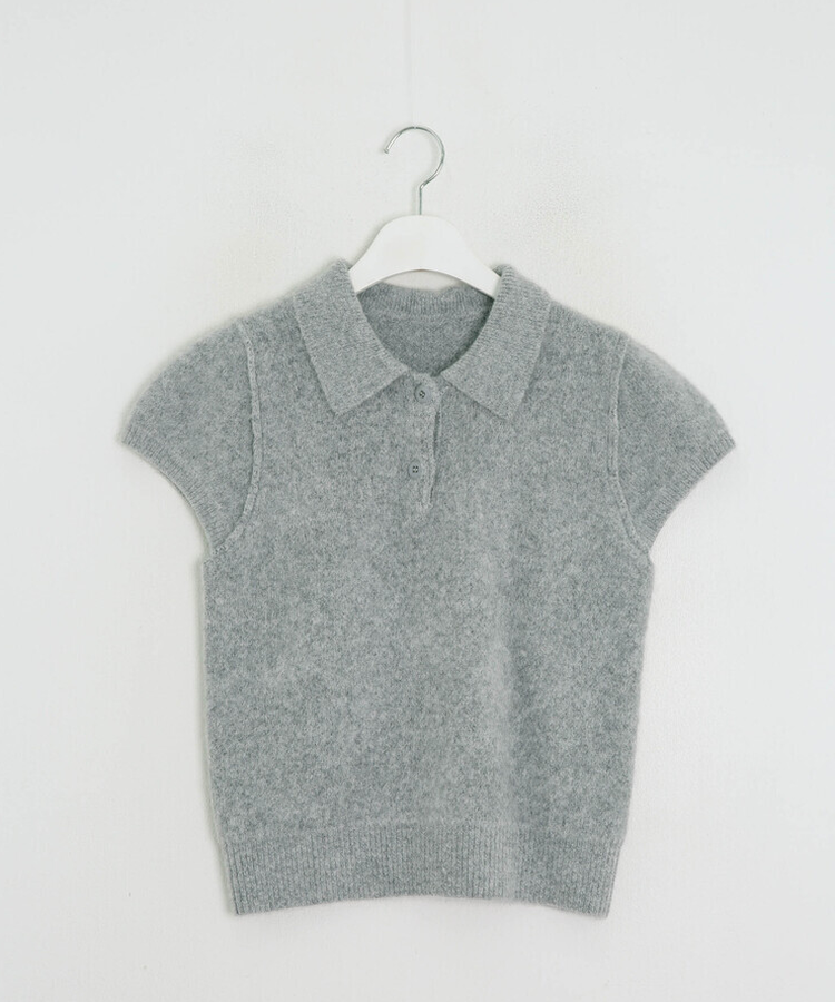 소피 카라 반팔 니트