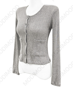 パンチングポケットカーディガン