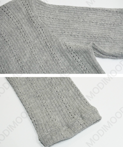 パンチングポケットカーディガン