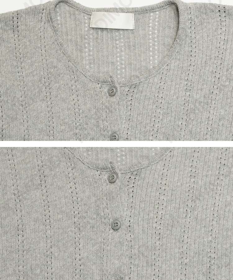 パンチングポケットカーディガン