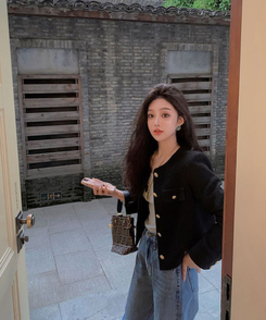 クラシックツイードジャケット BLACK