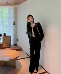 クラシックツイードジャケット BLACK