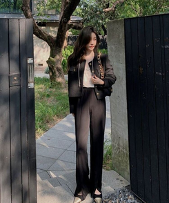 クラシックツイードジャケット BLACK