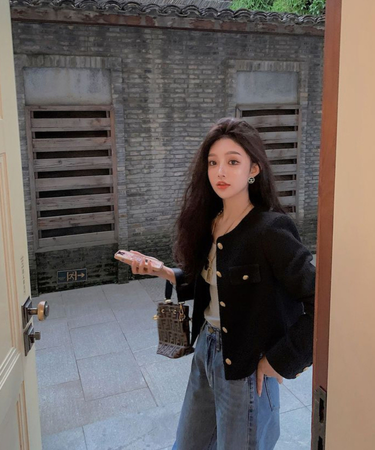 クラシックツイードジャケット BLACK