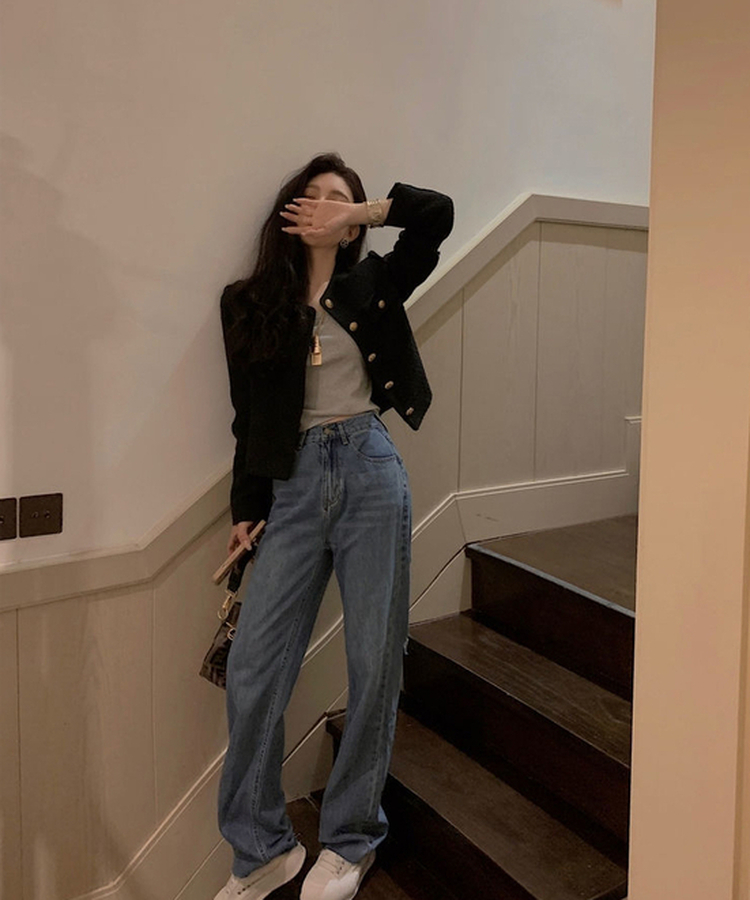 クラシックツイードジャケット BLACK