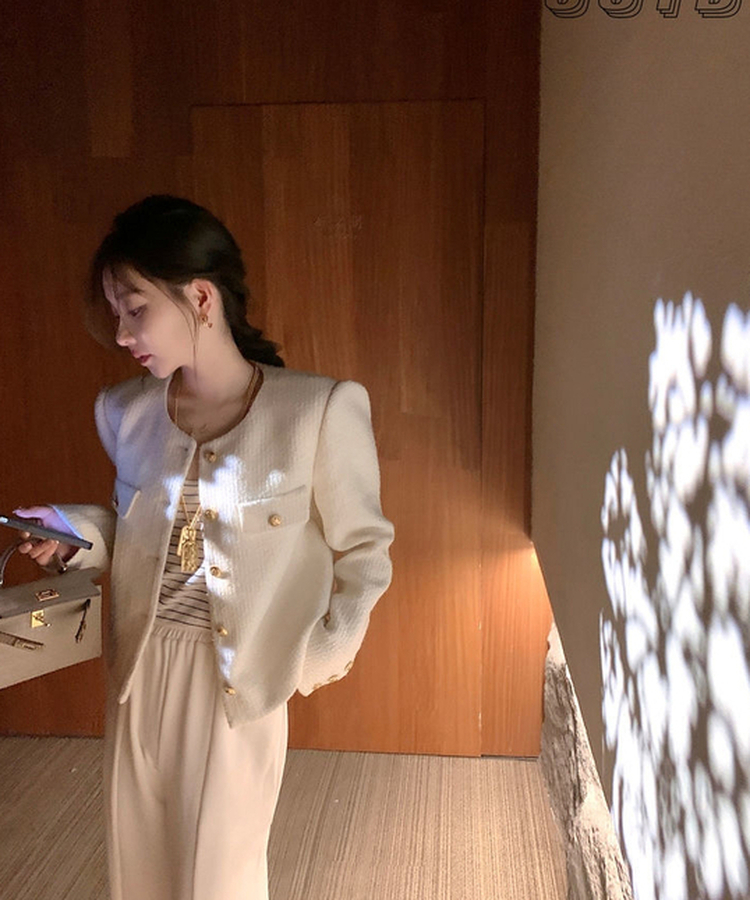 クラシックツイードジャケット IVORY