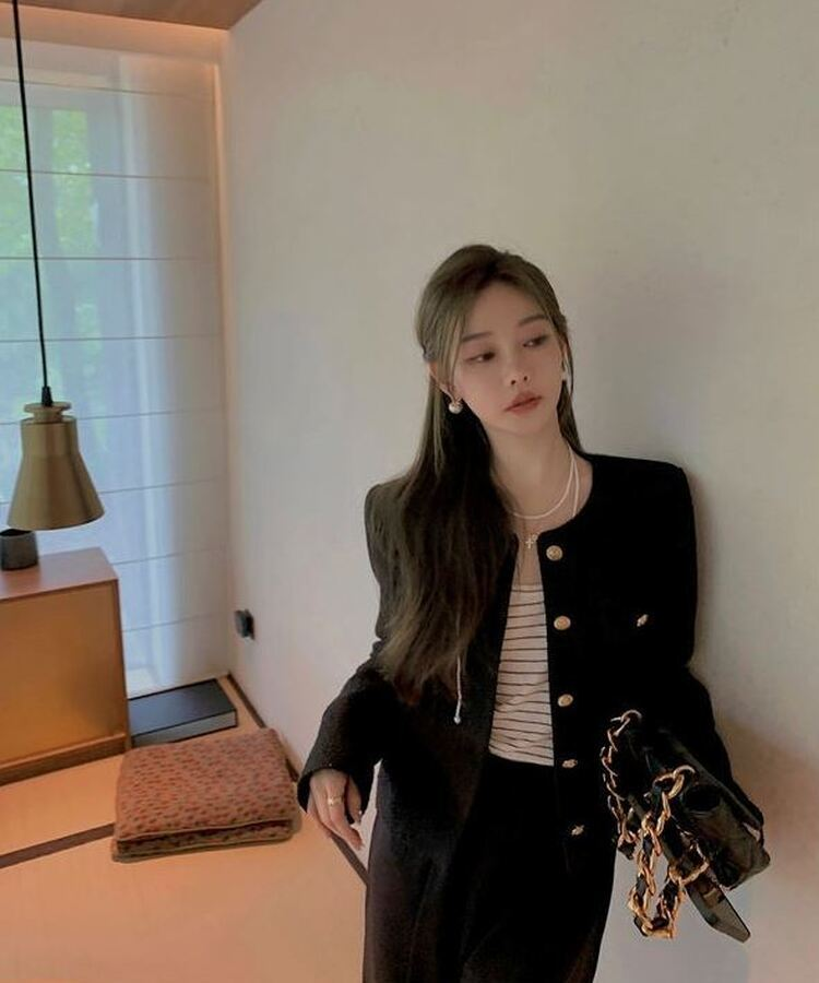 クラシックツイードジャケット BLACK