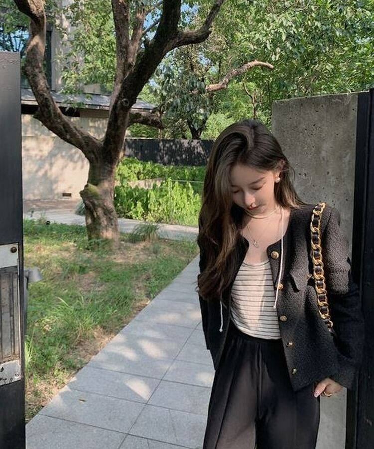 クラシックツイードジャケット BLACK