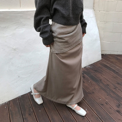 スクエアフラットシューズ IVORY