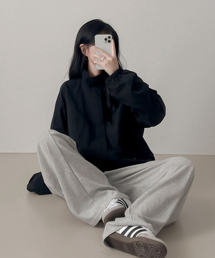 ハイブレインウィンドブレーカー BLACK