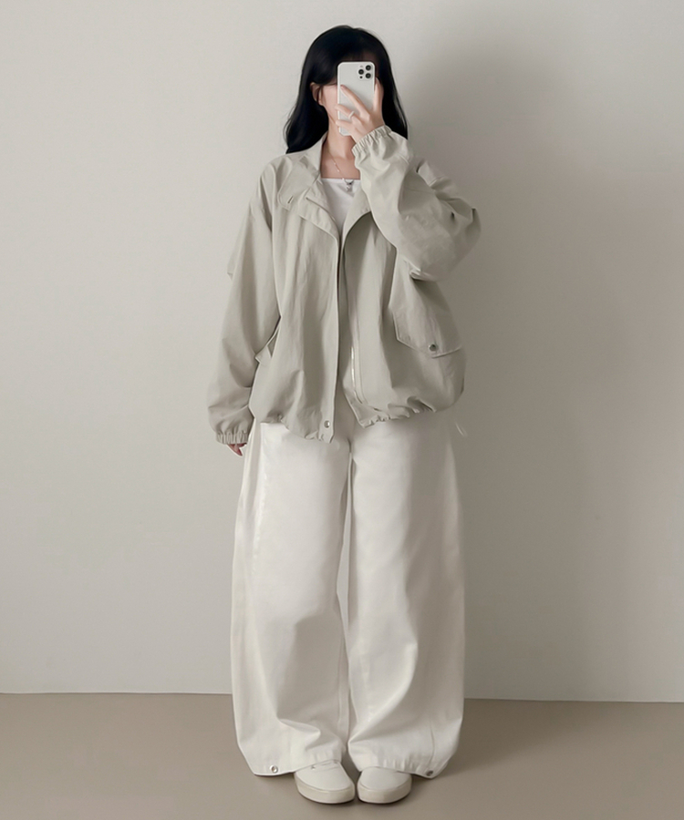 ハイブレインウィンドブレーカー LIGHT GRAY