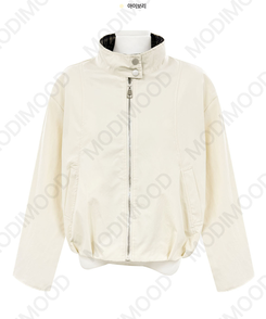 オータムチェックピンタックジャンパー