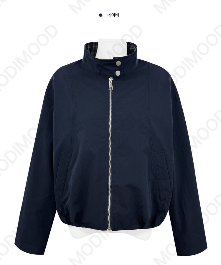 オータムチェックピンタックジャンパー