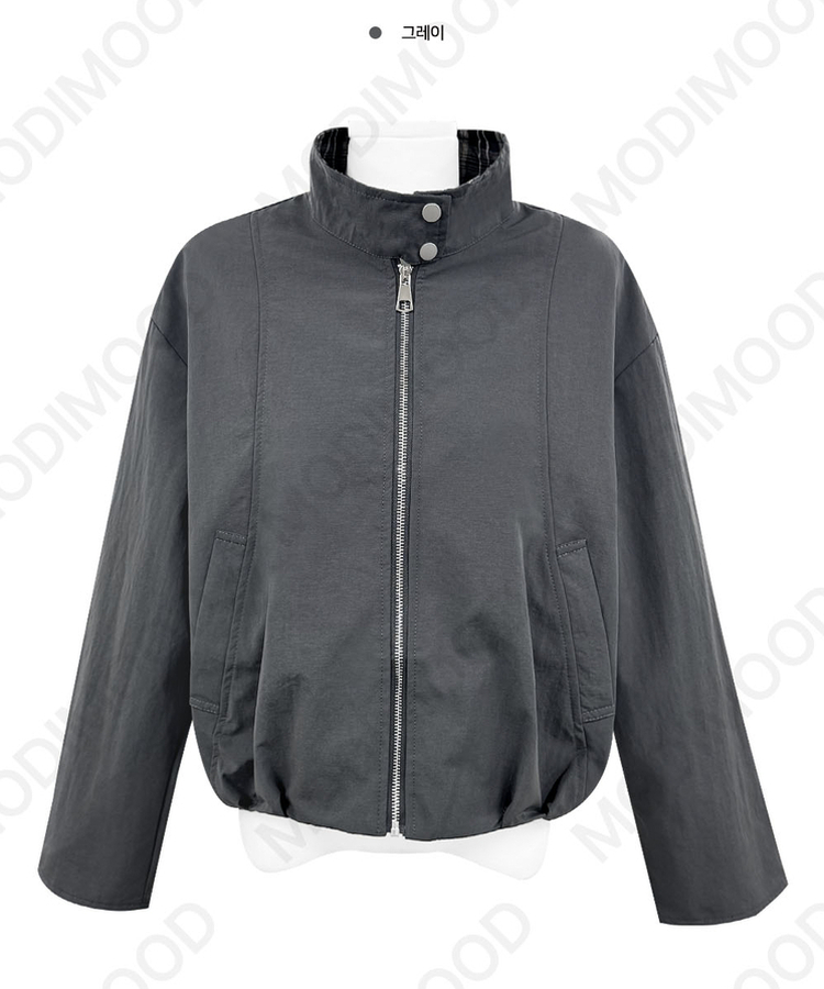 オータムチェックピンタックジャンパー