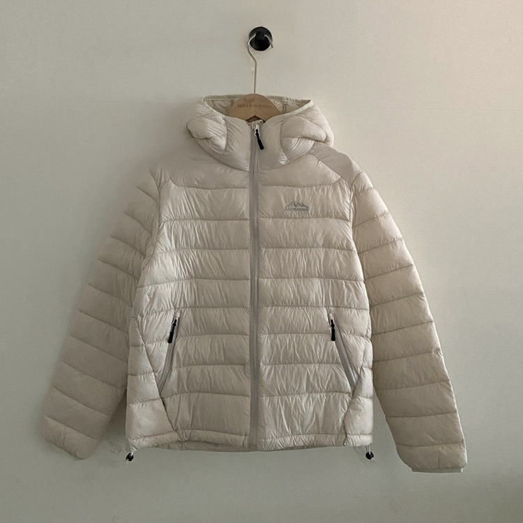 마블 후드 경량 스트링 웰론 아웃도어 숏패딩 집업점퍼