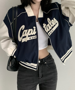 キャピタルプジップアップジャンパー NAVY