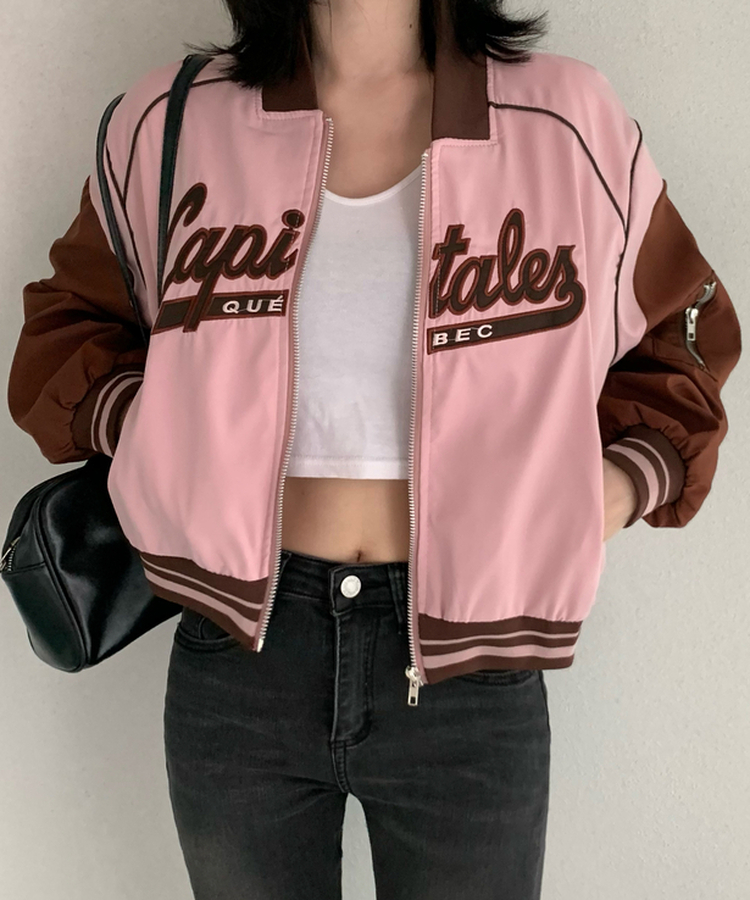 キャピタルプジップアップジャンパー PINK