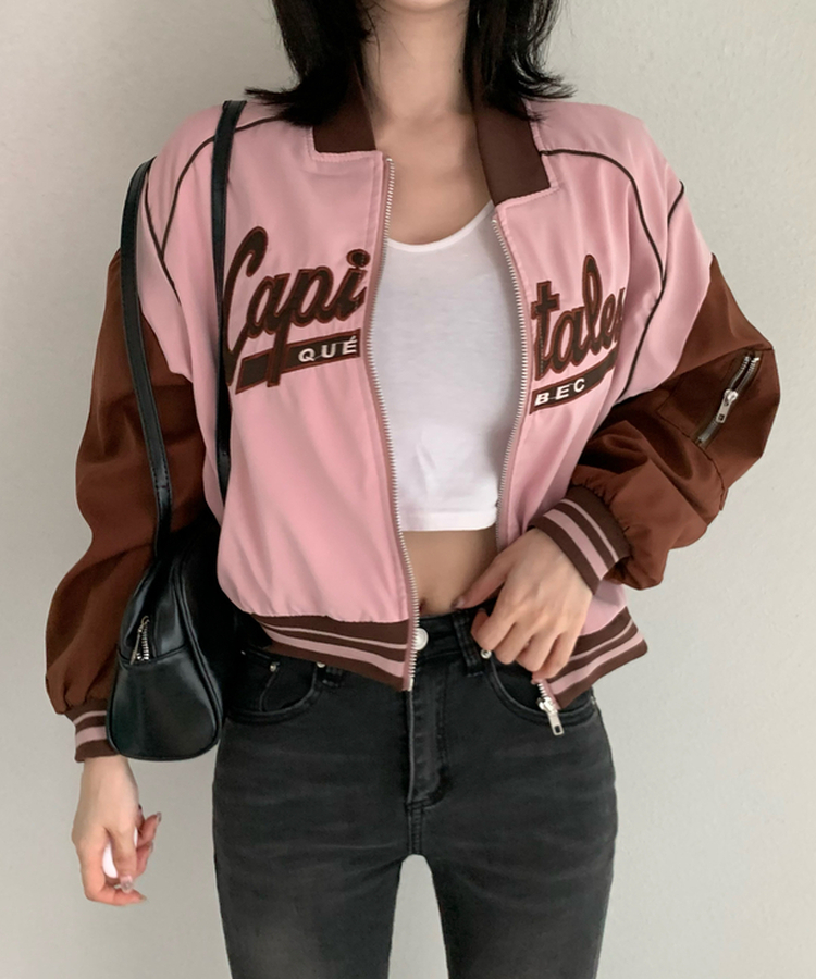 キャピタルプジップアップジャンパー PINK