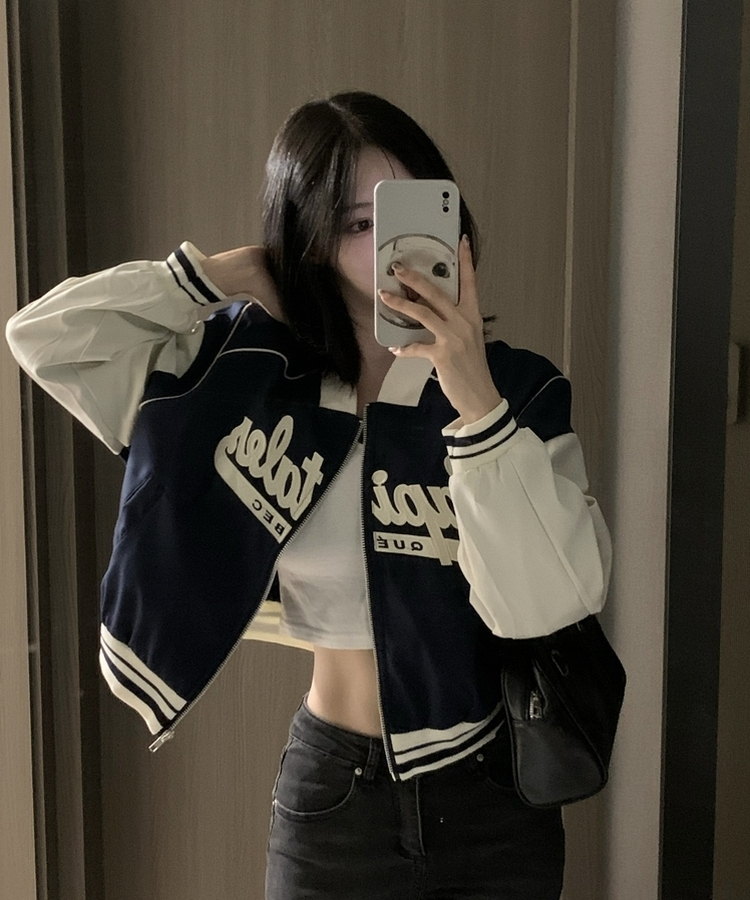 キャピタルプジップアップジャンパー NAVY