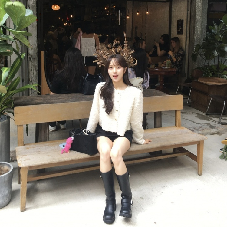 【ベルト付き】クラシックミニタイトパンツスカート BLACK